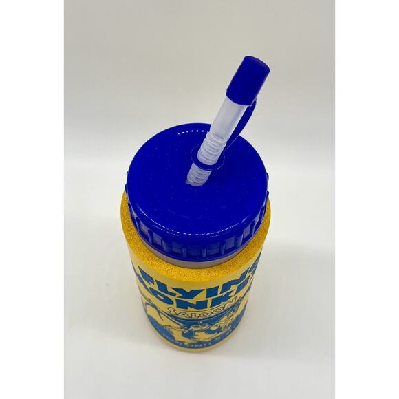 Vintage Flying Monkey Saloon Duval Street Key West Travel Cup W/ Straw - Picture 2 of 7